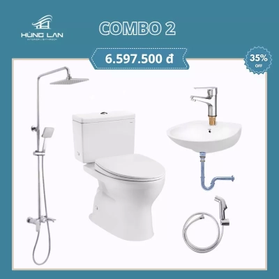 Bộ Combo Thiết Bị Vệ Sinh TOTO 6 Món CBHL2502