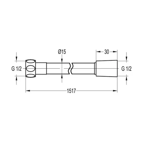 Dây cấp nước PVC Flova FH 8837