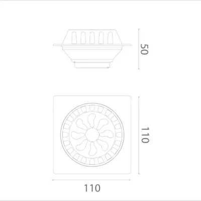 Ga thoát sàn Ecobath EC1066
