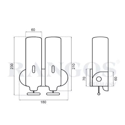 Hộp Đựng Xà Phòng Rangos RG-PKX02