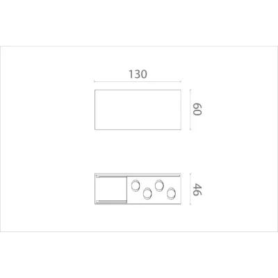 Kệ bàn chải đánh răng Ecobath EC6054