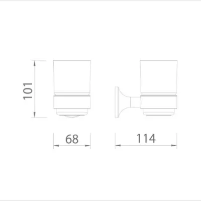 Kệ cốc Ecobath EC218-10