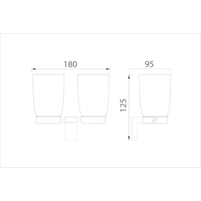 Kệ cốc Ecobath EC230-10