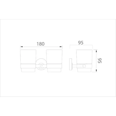 Kệ cốc Ecobath EC260-10