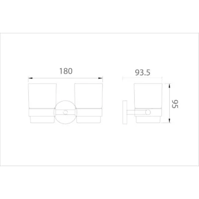 Kệ cốc Ecobath EC270-10