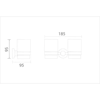 Kệ cốc Ecobath EC299-10