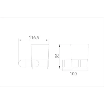 Kệ cốc Ecobath EC888-01