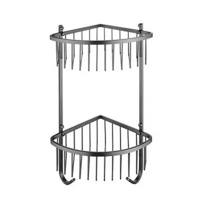 Kệ góc hai tầng màu ghi Moonoah MN-G10011K