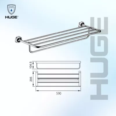 Kệ Khăn 2 Tầng Huge H-B1839