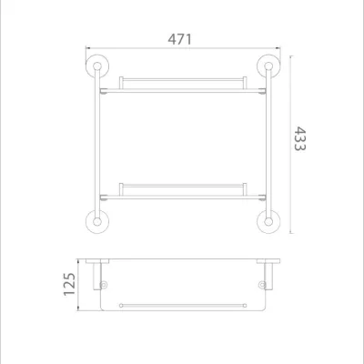 Kệ phòng tắm Ecobath EC299-11