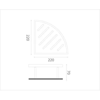 Kệ phòng tắm Ecobath EC4051-1