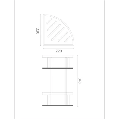 Kệ phòng tắm Ecobath EC4051-2