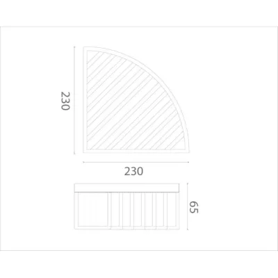 Kệ phòng tắm Ecobath EC4063-1