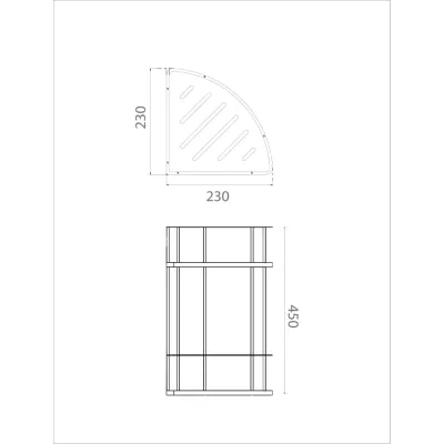 Kệ phòng tắm Ecobath EC4067-2