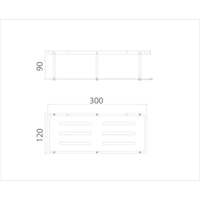 Kệ phòng tắm Ecobath EC4068-1