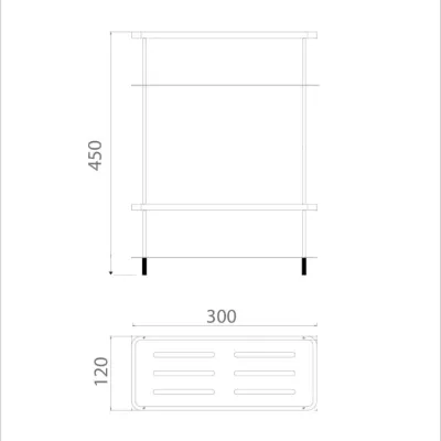 Kệ phòng tắm Ecobath EC4068-2