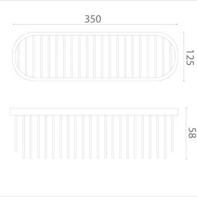 Kệ phòng tắm Ecobath EC4071-1
