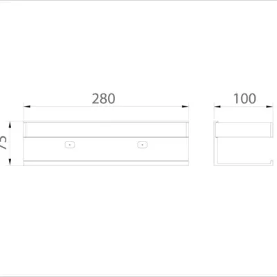 Kệ phòng tắm Ecobath EC4074-1
