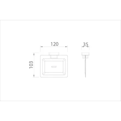 Kệ xà phòng Ecobath EC215-01