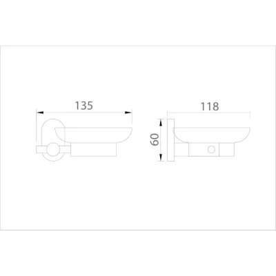 Kệ xà phòng Ecobath EC220-02