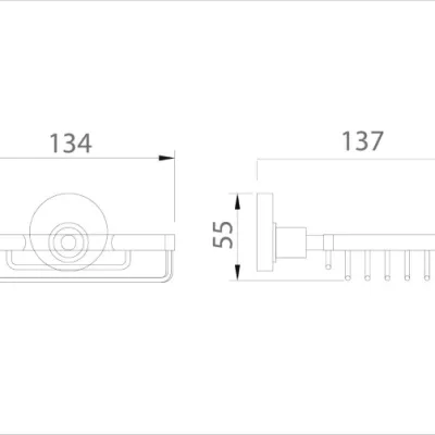Kệ xà phòng Ecobath EC260-01