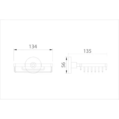 Kệ xà phòng Ecobath EC270-01
