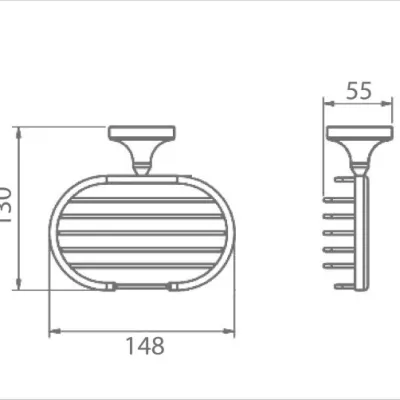Kệ xà phòng Ecobath EC288-01