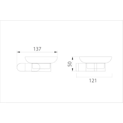 Kệ xà phòng Ecobath EC888-02