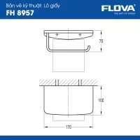 Lô giấy Flova FH 8957