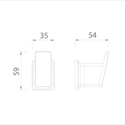 Móc áo Ecobath EC215-04