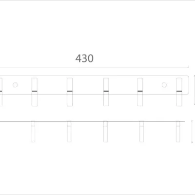 Móc treo áo inox cao cấp Ecobath EC2025-6