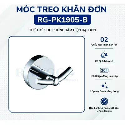 Móc Treo Khăn Đơn Rangos RG-PK1905-B