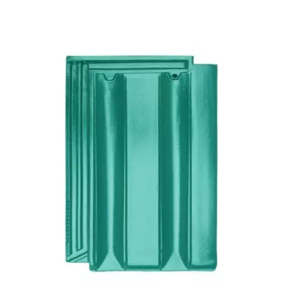 Ngói Euro Type 10 viên/m2 Đất Việt Men Bóng Màu Xanh Mint