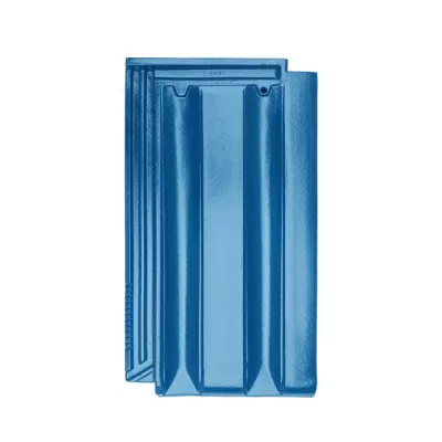 Ngói Euro Type 9 viên/m2 Đất Việt Men Bóng Xanh Dương