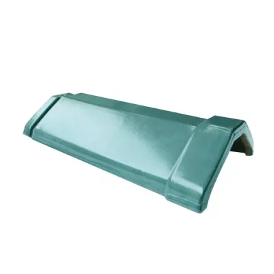 Ngói Nóc 400 Đất Việt Tráng Men Màu Xanh Ngọc