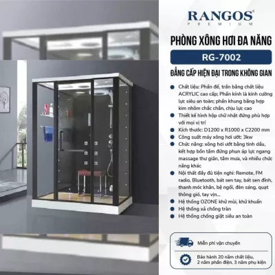 Phòng Xông Hơi Đa Năng Rangos RG-7002