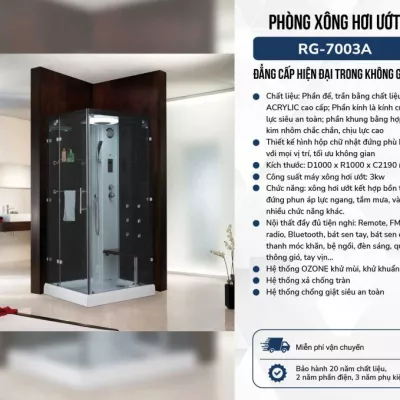 Phòng Xông Hơi Ướt Rangos RG-7003A