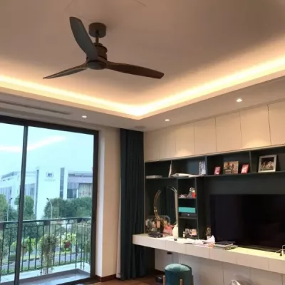 Quạt trần LuxAire Akami AK603DCSWBK