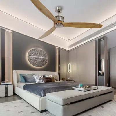 Quạt trần LuxAire Akami AK603DCSWBN