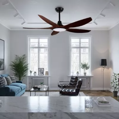 Quạt trần LuxAire Melody ME565DCABSBL