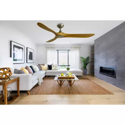 Quạt trần LuxAire Slider DC SOLID WOOD BN