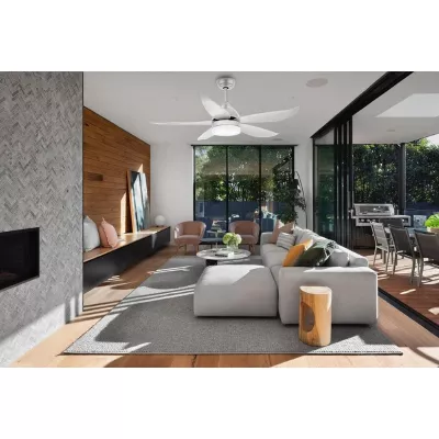 Quạt trần LuxAire Sunny SU485DCABSWH