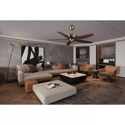 Quạt trần LuxAire Windy WI565DCABSAB/WG