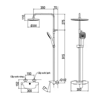 Sen tắm cây Viglacera P.58.326