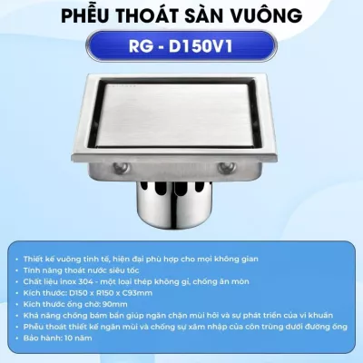 Thoát Sàn Rangos RG-D150V1