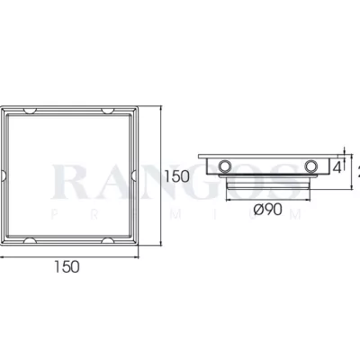 Thoát Sàn Rangos RG-D150V1B