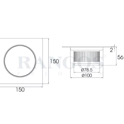 Thoát Sàn Rangos RG-D150V2