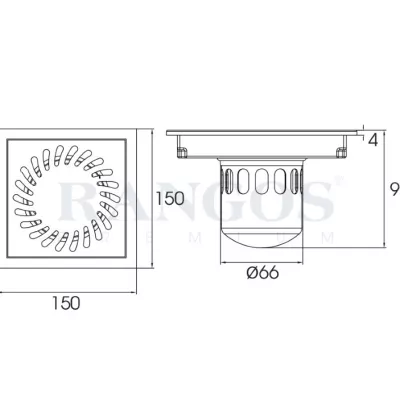 Thoát Sàn Rangos RG-D150V5