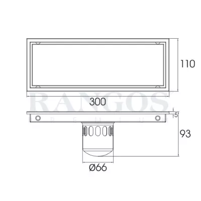 Thoát Sàn Rangos RG-D300V1