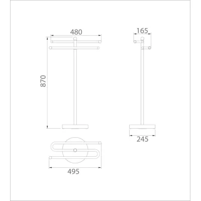 Vắt khăn cây Ecobath EC5002